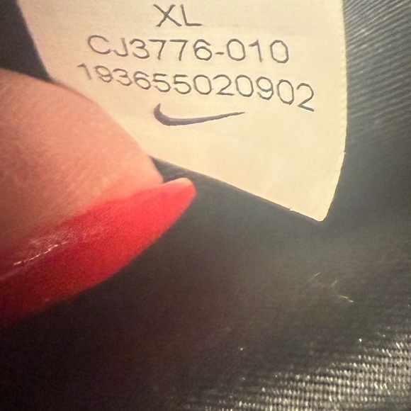 Nike sportswear belted swoosh jogger windbreaker pants XL black CJ3776-010 - Picture 7 of 8